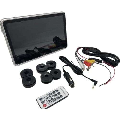 10.1 inch Car Headrest Monitor 1080P Video High Definition LCD Digital Screen Bluetooth/USB/FM/TF MP5 Video Player with DC