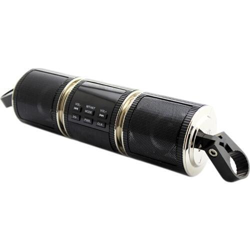 Bluetooth Motorcycle Handlebar Audio Amplifier Stereo Speaker System Mp3 Usb 12V