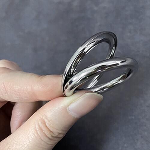 Ellis Ring 2.0 Magic Tricks Stage Close-up Magia Ring Appear/ Vanish Magie Mentalism Illusion Gimmick Prop Ring and Chain Magica