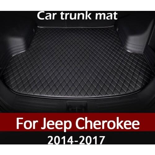 MIDOON Car trunk mat for Jeep Cherokee 2014 2015 2016 2017 cargo liner carpet interior accessories cover