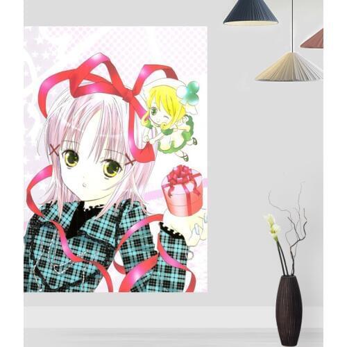 Nice Anime Shugo Chara Poster Paintings For Living Room Wall Art Silk Fabric Cloth Decoration Poster For Children Gift