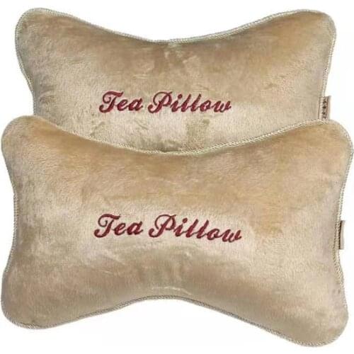 Summer Car Neck Pillows Tea Pillow Cervical Support Improve Sleeping Headrest For Head Pain Relief Filled Tea Cool Pillow