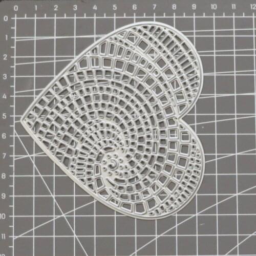 Metal Cutting Dies Cut Die Mold Heart Frame Rotating Lattice Scrapbook Paper Craft Knife Mould Blade Punch Stencils