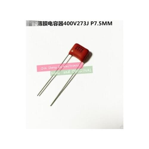 Metallized Polypropylene Film Capacitor CBB 400V273J 27nF 0.027uF P=7.5MM ORIGINAL
