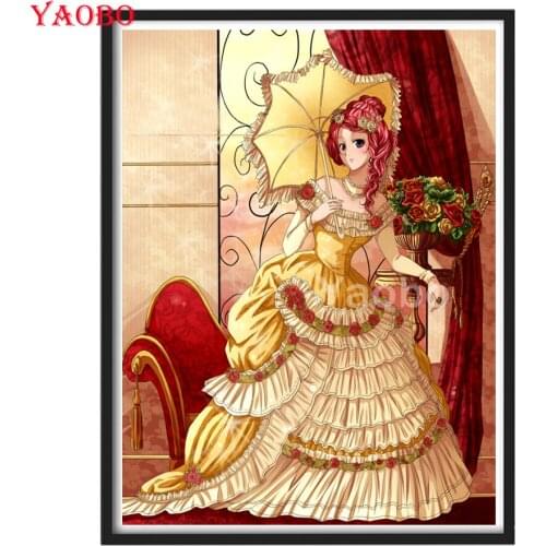Cartoon Princess 5D diy Diamond Painting full square/round drill diamond embroidery mosaic diamond stitch kids room decor
