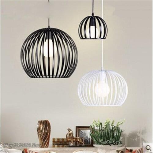 Birdcage Pendant Lamps modern Pendant Lights Vintage Style Iron hanging Light for Restaurant Cafes Living Room Lights Fixtures