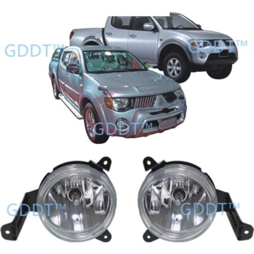 2006-2008 4 Doors Fog Lamp for L200 Full Set with Bulb Wire and Switch for Triton Fog Lights for Mitsubushi Pick Up