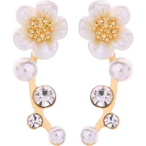 10 pair /lot fashion jewelry pearl sakura earrings