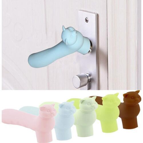 Silicone Doorknob Home Door Handle Knob Safety Cover Guard Protector Baby Protector Child Protection Products Anti-collision