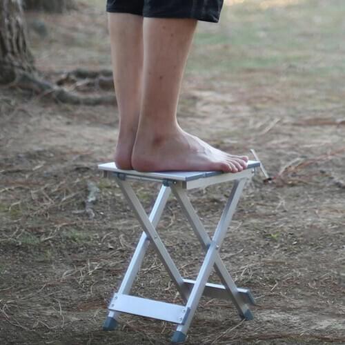 Foldable Ottoman, Folding Stool, Ottoman, Folding Chair For Camping, Fishing