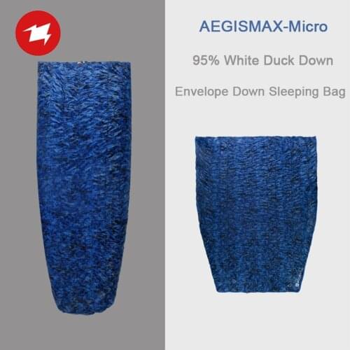 AEGISMAX Micro 2 Outdoor Keep Warm Camping Ultralight 700FP waterproof down 95 white duck down Envelope Type Sleeping Bag