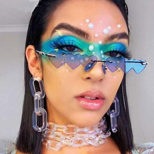 2021 Brand Fashion Sunglasses Women Metal Frame Retro Small Sun Glasses Female Red Vintage Shades For Women Sexy Eyewear