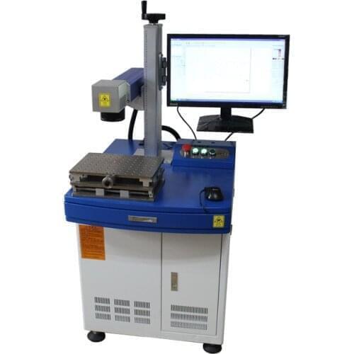 200*200mm 300*300mm Metal Logo Marking Fiber Laser Marking Machine 30w