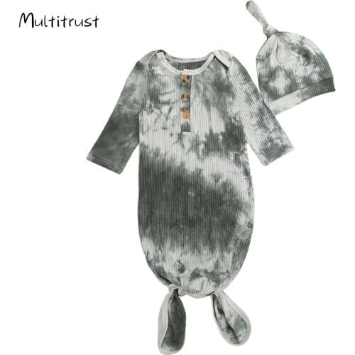 2020 Baby Nightgown Coming Home Outfits Long Sleeve Sleeping Bags Pajama Set Swaddle Blanket Sleepwear