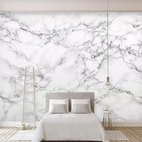 Beibehang 3d wallpaper Custom wallpaper mural modern minimalist jazz white marble wall papers home decor papel de parede