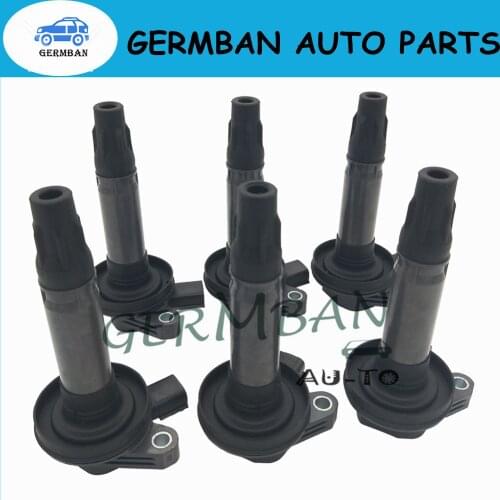 6PCS Newly IGNITION COIL for Ford Edge Explorer F-150 Flex Lincoln MKS MKT OEM 7T4E-12A375-EE 7T4Z-12029-E 7T4E-12A375-ED UF553