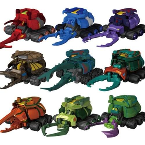 Super Beetle War Chronicles Battle Against The Pull Back Car Free Assembly Anime Figures Hunter Capture Chip Wafer Boys Toys