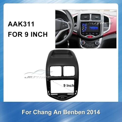 Car Radio Fascia Panel for CHANGAN Benben 2014 Stereo Panel Dashboard Kit Refitting Installation Frame Bezel Accessories