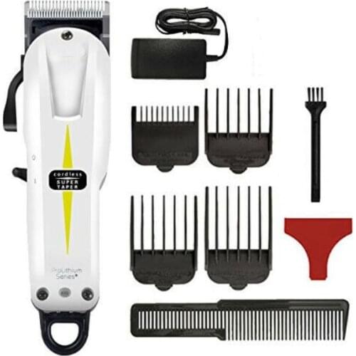 6 Sets Cordless Super Taper Professional Cord Hair Clipper (White) WA8591-012 Barber Shop Hair clipper Brand New