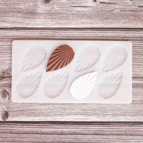 Leaf Shape Chocolate Stencil Cake Decorating Silicone Mold Transfer Sheet Baking Stencil Chablon