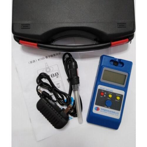 WT-10A Gaussmeter Tesla Meter WT10A Fluxmeter Surface MagneticField Tester with Ns Function + Metal Probe