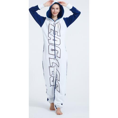 Nordic Way Onesies All In One Playsuit Hoodie Fleece Zip Unisex Women ZOOOP IT UP Romper