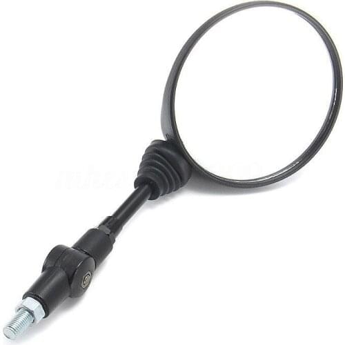 Round mirror Motorcycle Accessories 8mm 10mm Thread Folding Motorbike Back View Mirror Electric Bicycle Rearview Mirrors