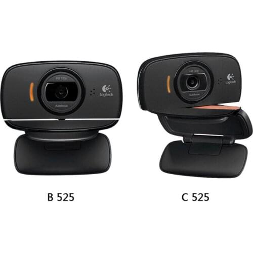 Top Logitech B525 HD Webcam Rotatable Computer PC Desktop Auto Focus Web Camera with Microphone for Live Broadcast Conference
