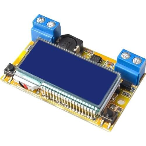 Dual Display DC-DC 5-23V To 0-16.5V 3A Max Step Down Power Supply Buck Converter Adjustable LCD Step-down Voltage Regulator