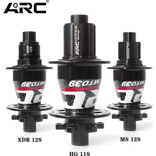 ARC REAR MTB BIKE HUB MOUNTAIN HUB 32 HOLE QR SKEWER 135MM THRU 142MM DISK BRAKE BICYCLE HUB 8 9 10 11 SPEED WHEELSET bike parts