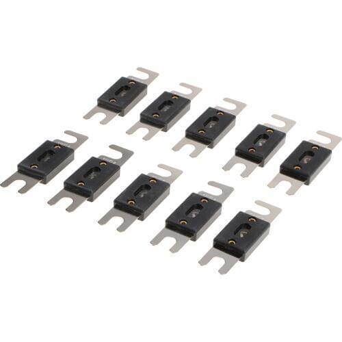 10pcs Universal Car Flat ANL Blade Fuses Audio Electrical Protection 100A