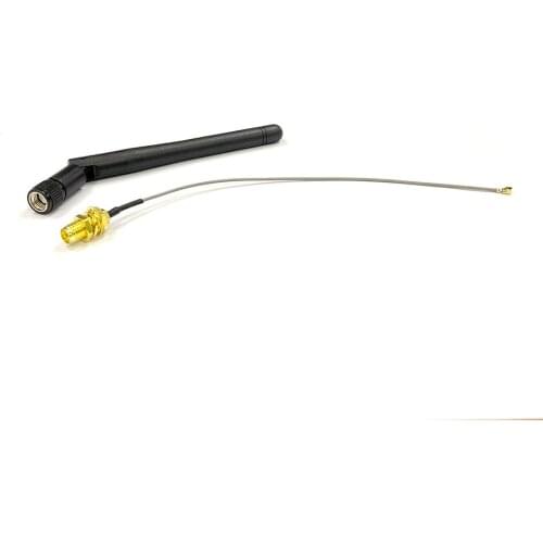 2.4GHz 3dBi OMNI WIFI Antenna RP SMA Male 11cm + IPX / u.fl To RP SMA Female nut Pigtail Cable 15cm for Wireless Modem NEW