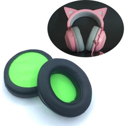 Earmuff Ear Cushion Pads Pillow Cover for Razer Kraken TE/Kraken Kitty Edition Kraken Ultimate Nari Essential Ultimate Wholesale