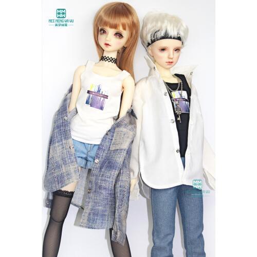 BJD doll clothes fits 1/3 BJD doll fashion Knitted vest with multiple patterns