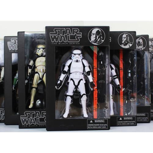 16cm The Black Series Yoda Phasma Darth Maul Darth Vader Hab Solo PVC Action Figure Toy Model