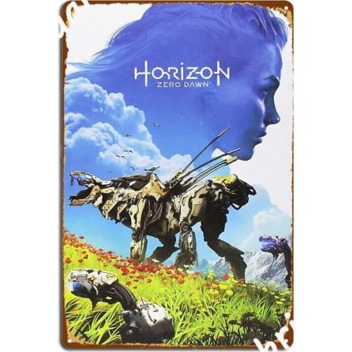 Horizon Metal Sign Wall Decor Design Pub Wall Tin Sign Posters