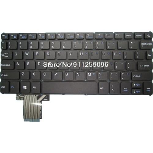 Laptop Keyboard For DEXP For Navis L100 English US Black Without Frame New