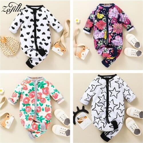 ZAFILLE Stars Printed Babys Rompers Baby Gril Jumpsuit For Girls Childrens Overalls Newborn Baby Boy Clothes Crawlers For Kids