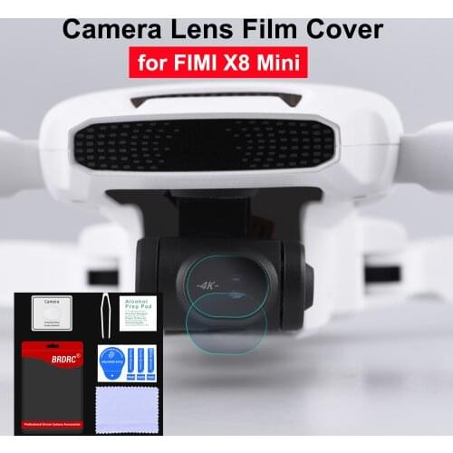1/2 Set HD Lens Screen Protector for FIMI X8 Mini Anti-Scratch Tempered Glass Lens Film Protective Accessories Kits