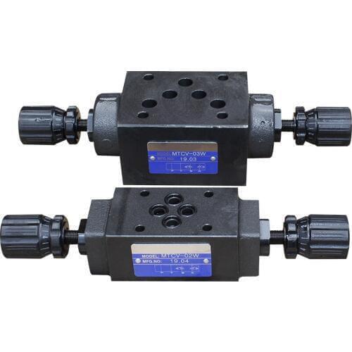 MTCV Series Modular Type Throttle Check Valve MTCV-03W MTCV-03A MTCV-03B Speed Regulating Valve