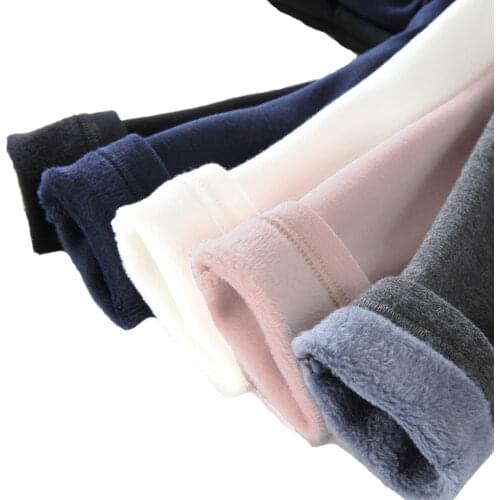 New Grils Pants Children Winter Thick Warm trousers Girls Leggings Warm Elastic Waist Cotton Leggings Girl Pants