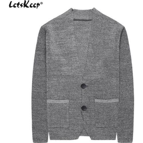 LetsKeep Men's Knitted Cardigans