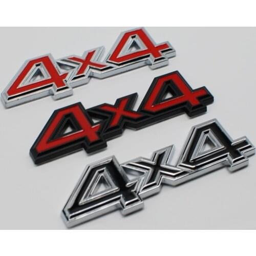 3D Metal 4x4 Auto Car Sticker 4 Drive Emblem Badge for JEEP Patriot Wrangler Grand Cherokee Compass Prado Car Styling