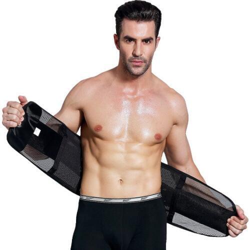 Men Waist Belt Male New Abdomen Burning Girdle Belly Body Sculpting Shaper corset Tummy Slimming Belt M-2XL