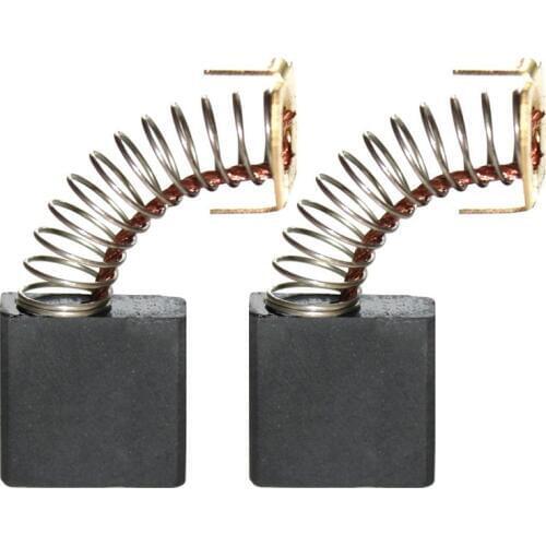 1Pair 16mm Compatible Carbon Brushes Set Tight Copper Wire Replacement for CB-204 GA9012C GA9020R GA9030R GA9050R