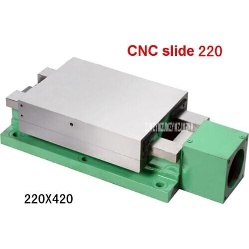 NEW 220 Sliding Table Machine Tools CNC Slide Table Linear Module Rail Slide Table Screw Guide Table 380V 750W 220*420 220 * 300