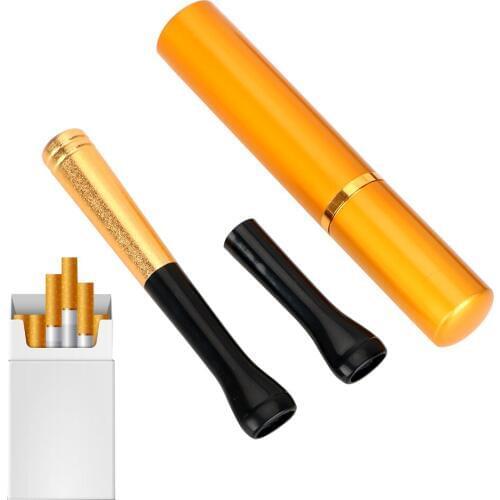 Cleanable Filter Smoking Tools Tobacco Cigarette Filter Reduce Tar Portable Cigarette Holder Creative