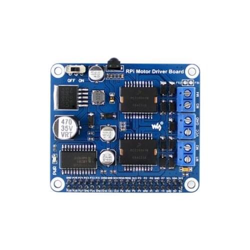 Supply MC33886 Raspberry Pi Motor Drive Board infrared Stepper Motor Module for Intelligent Car