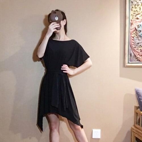 Latin Dance Costume Women Rumba/Tango/Samba Dance Practice Clothing Female Professional Latin Dance Competition Dress DQL848