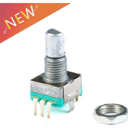 2pcs 5Pin Car DVD Navigation Potentiometer/Car DVD Volume Switch/360 degrees Encoder/Volume Switch EC11 Semicircular handle